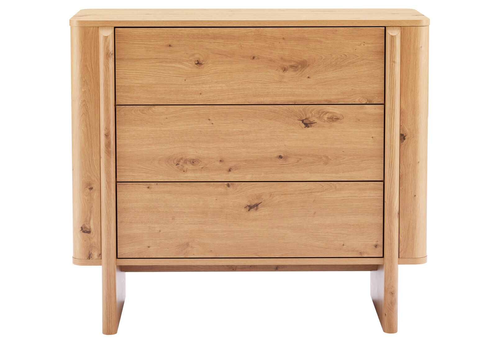 FONDI 3 Drawer Low Tall Chest – image 2 of 8