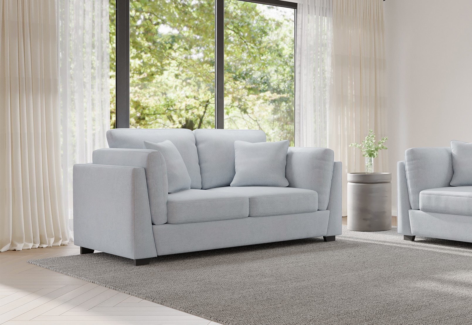 RAMI FABRIC 2 Seater Sofa – image 1 of 10