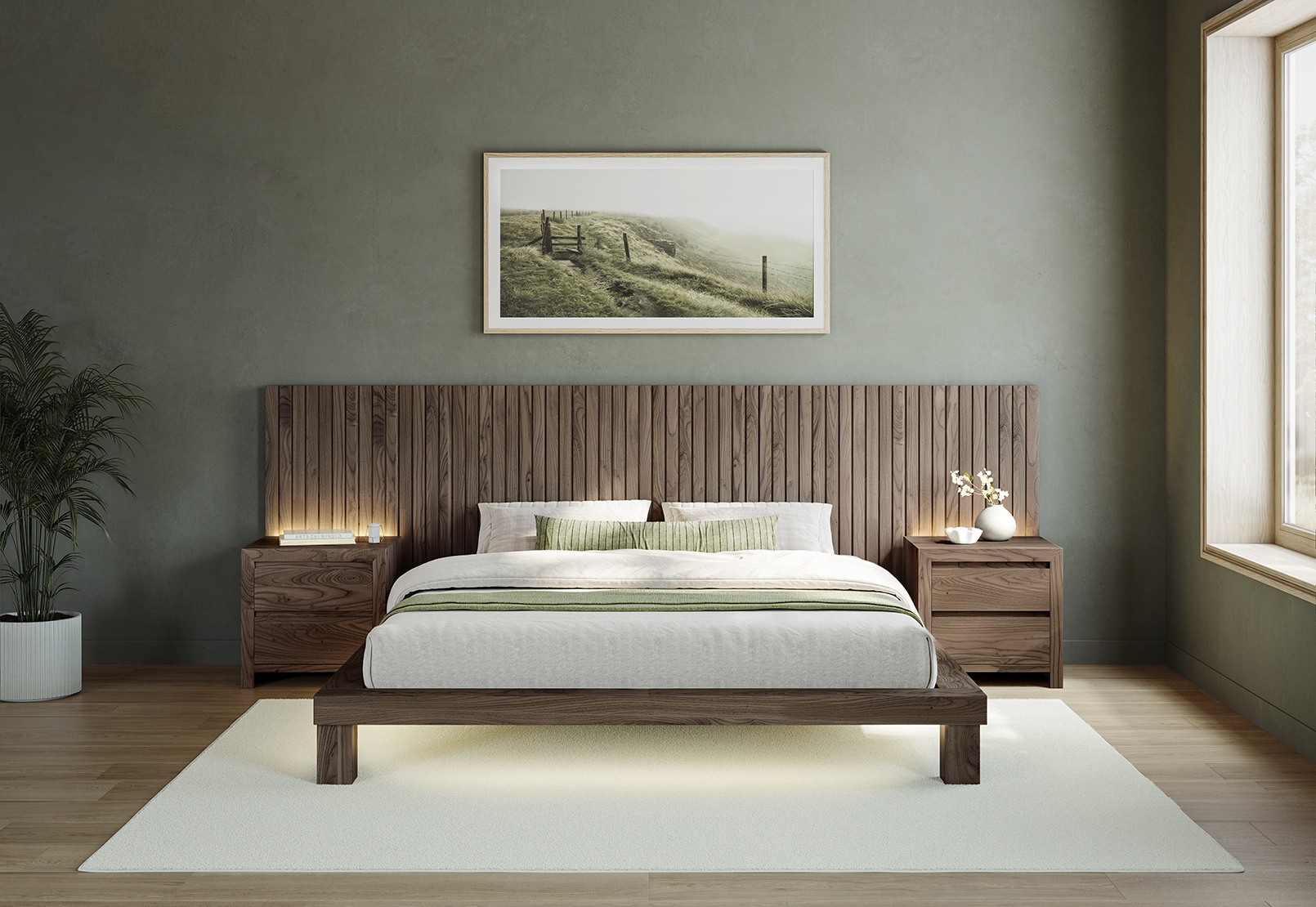 CYRENE 3 Piece Queen Bedroom Set – image 1 of 9