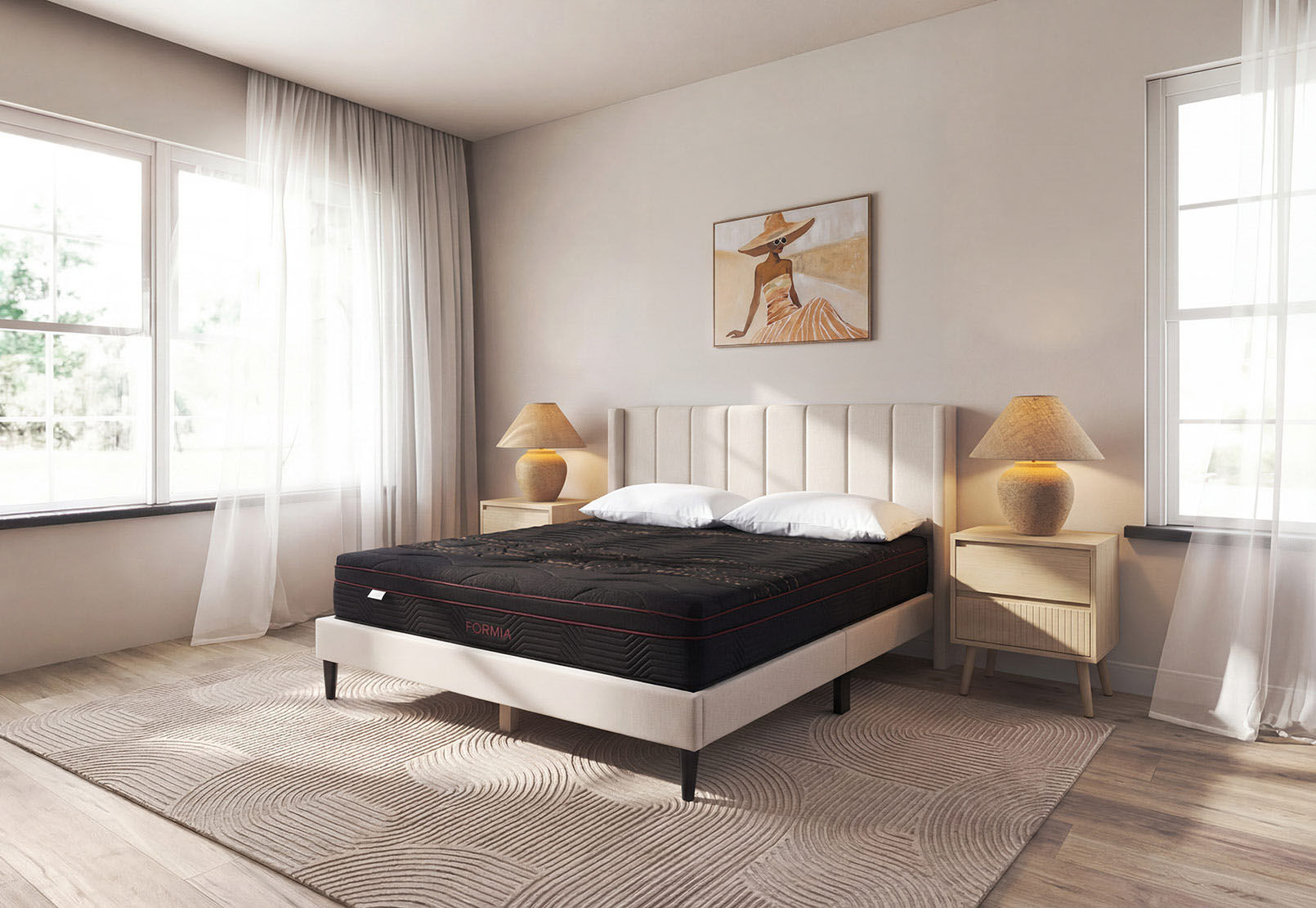 LLAMA Black Double Mattress – image 12 of 12