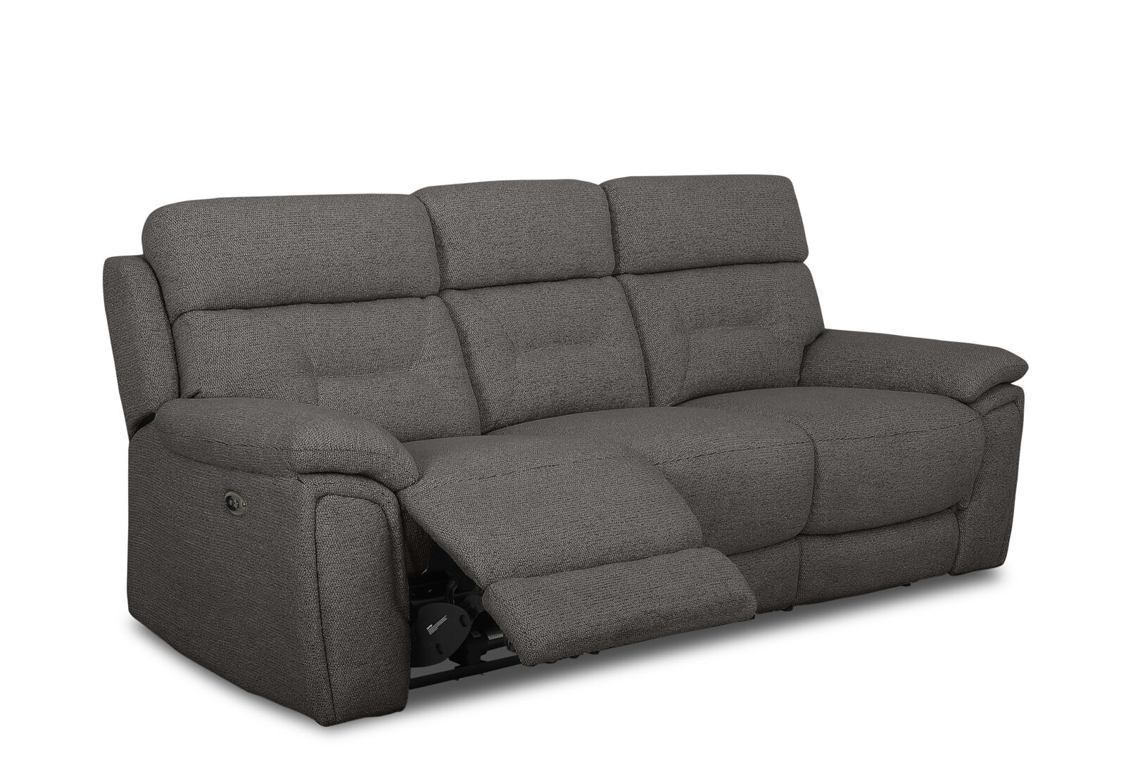 KINGSBRIDGE FABRIC 3 Seater Electric Recliners – image 4 of 9