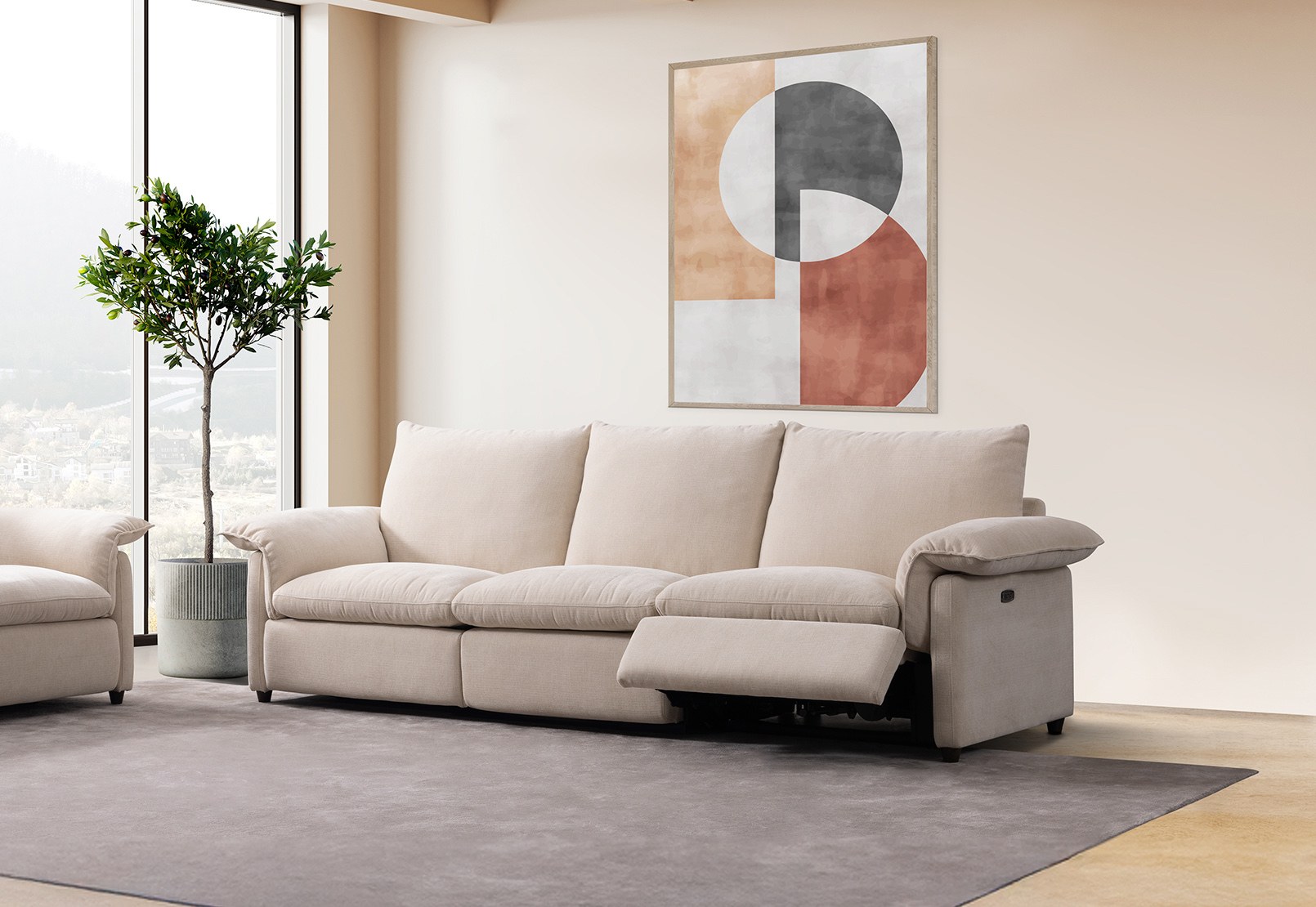 NICKI FABRIC 3.5 Seater Electric Recliner – image 13 of 13