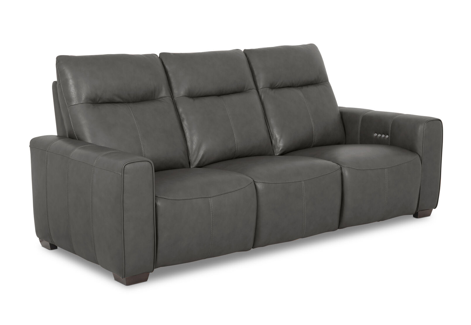 MATIAS LEATHER 3 Seater with 2 Inbuilt Electric Recliners – image 2 of 9