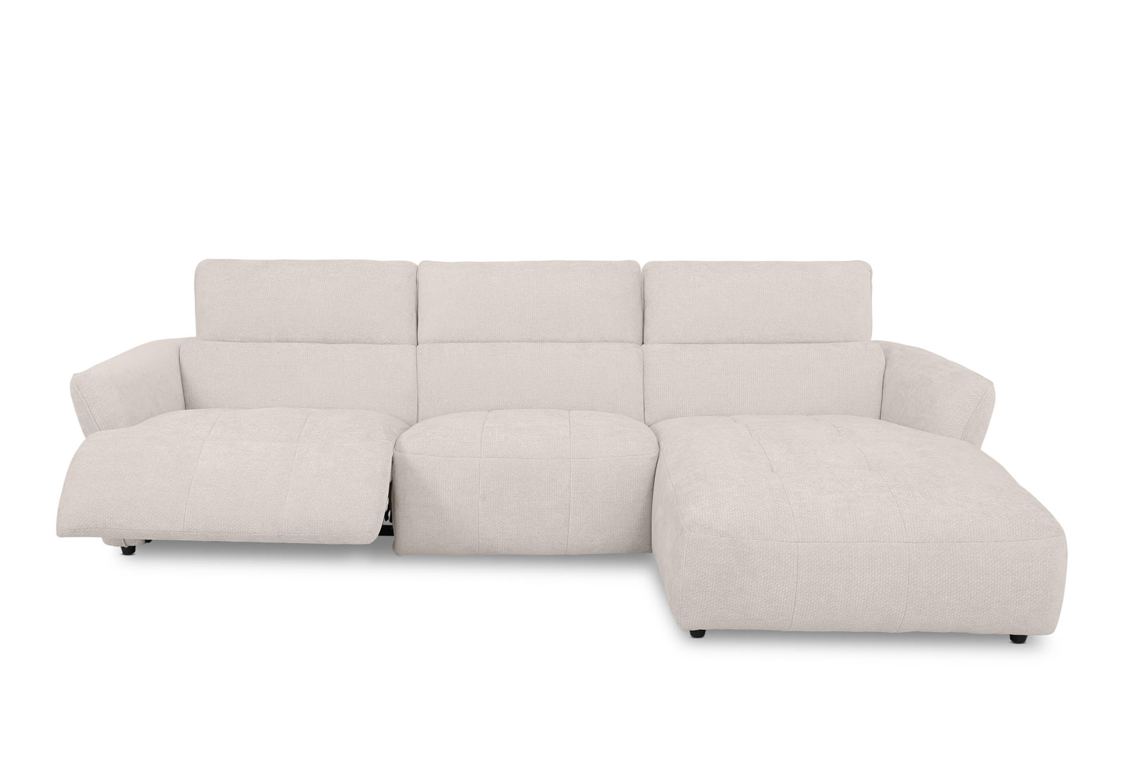 SUMMERVILLE FABRIC 3 Seater RHF Chaise with Inbuilt Electric Recliner – image 3 of 15