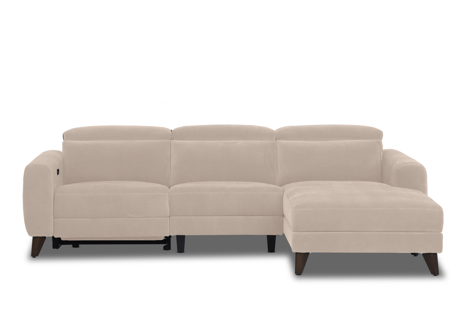 SPECTRA FABRIC 3 Seater Electric Recliner with Right Hand Facing Chaise – image 1 of 8