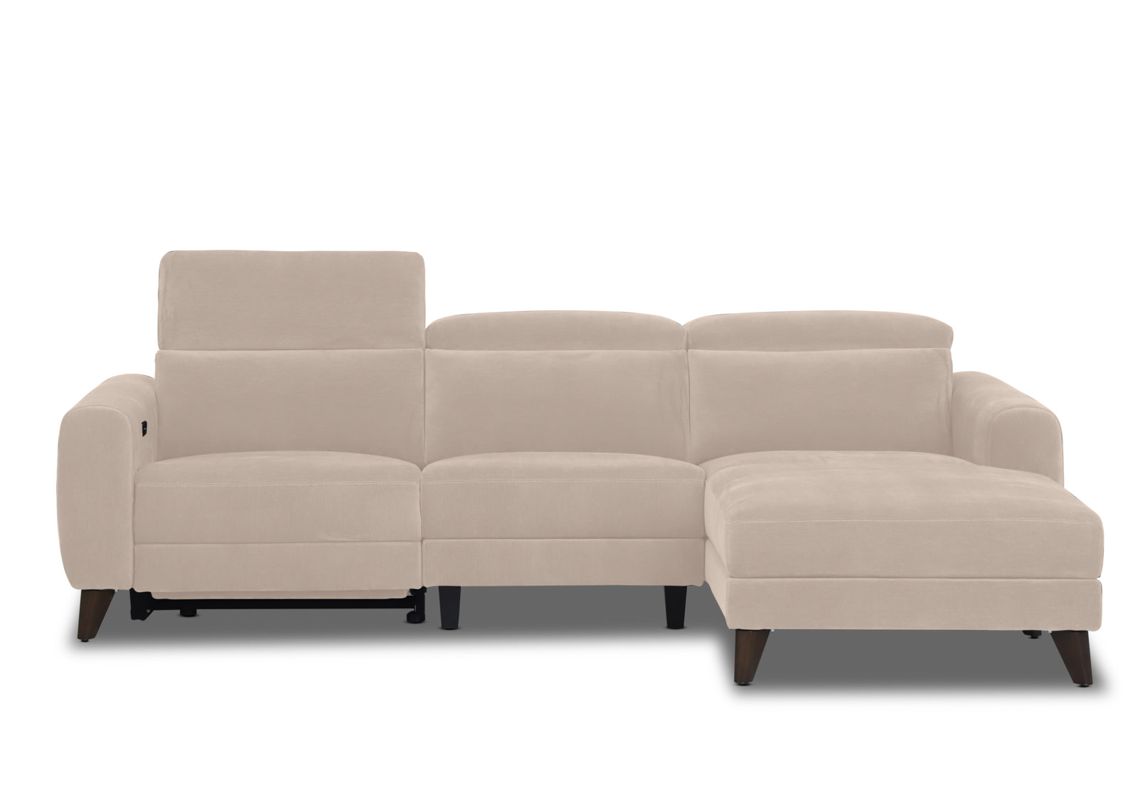 SPECTRA FABRIC 3 Seater Electric Recliner with Right Hand Facing Chaise – image 2 of 8