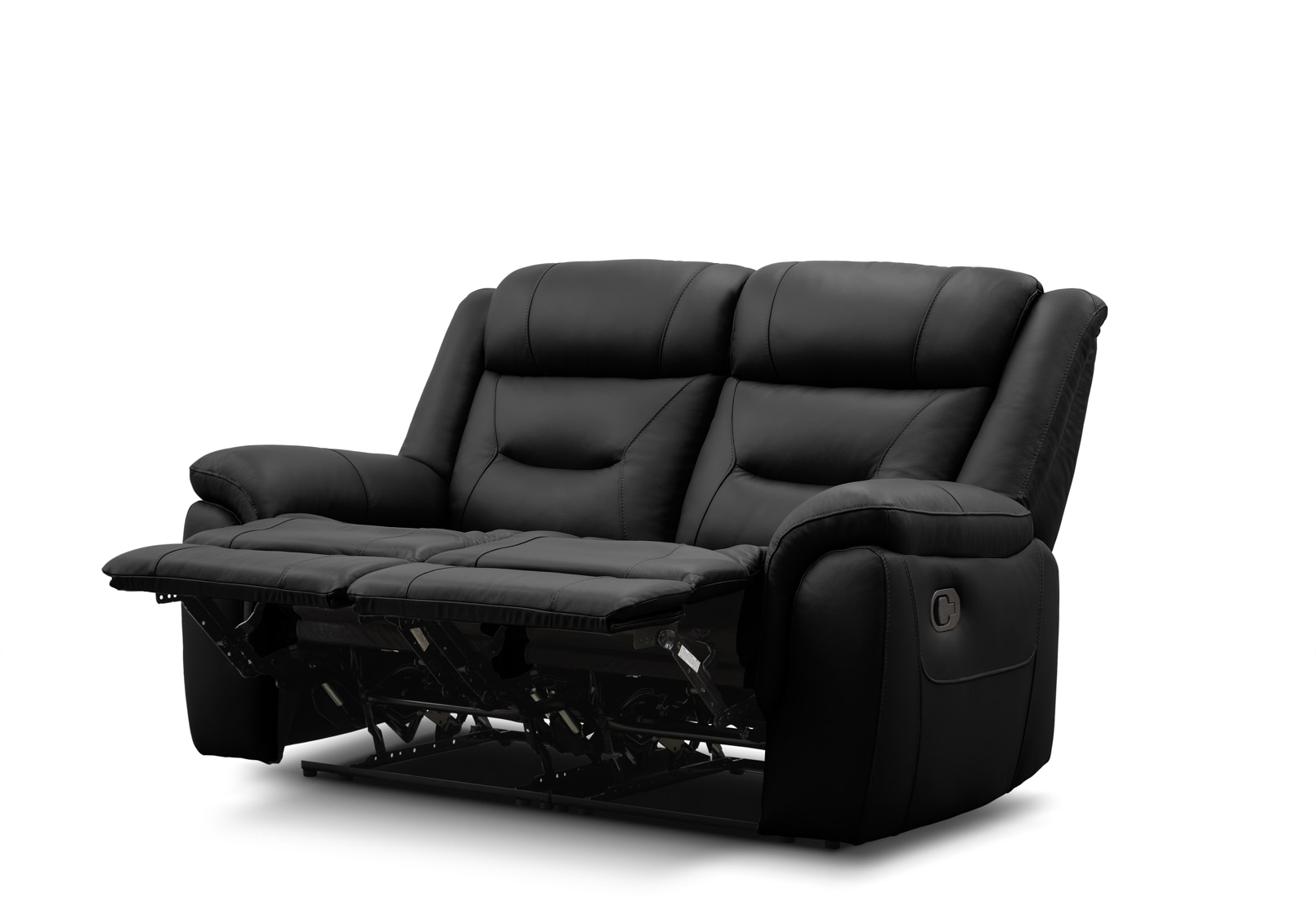 BRAYLON LEATHER 2 Seater with 2 Manual Recliners – image 4 of 7