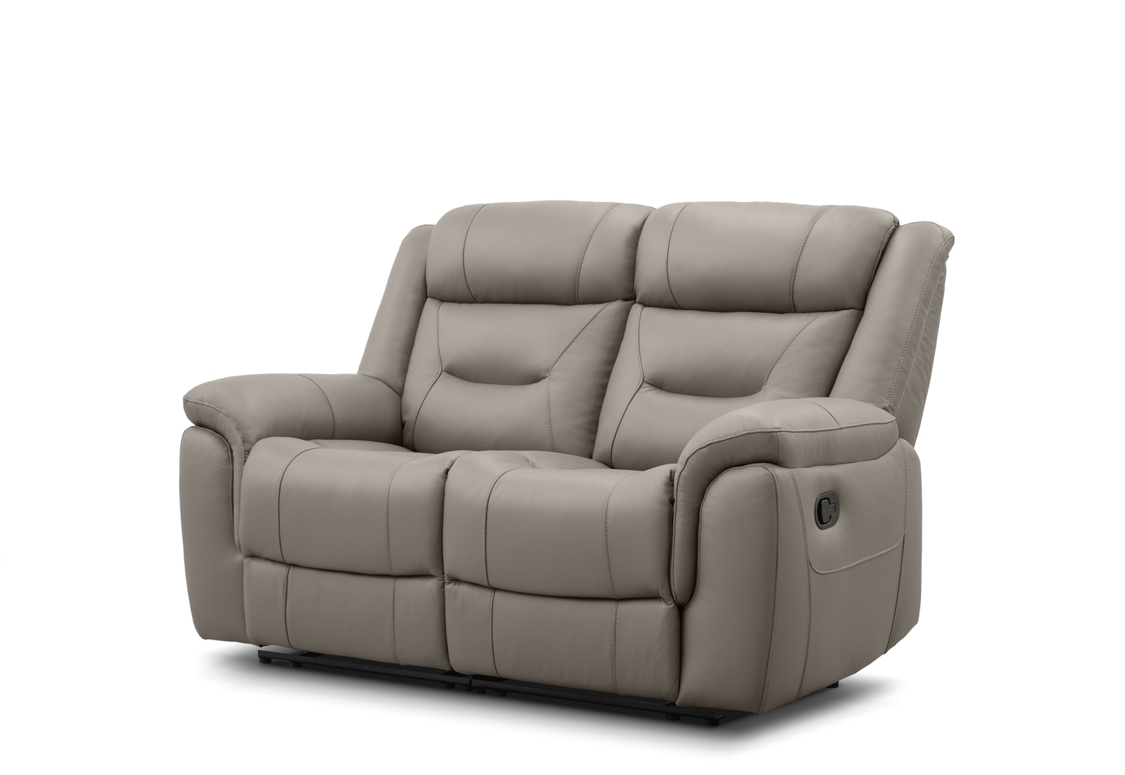 BRAYLON LEATHER 2 Seater with 2 Manual Recliners – image 2 of 7