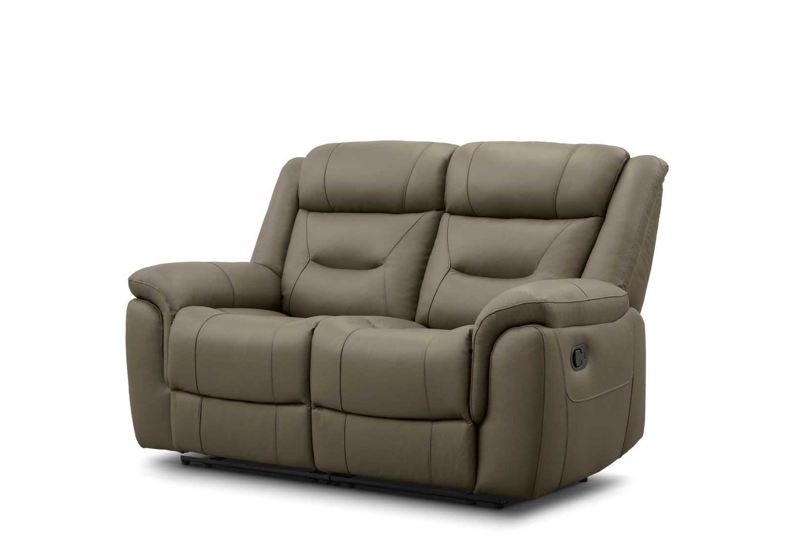 BRAYLON LEATHER 2 Seater with 2 Manual Recliners – image 2 of 7