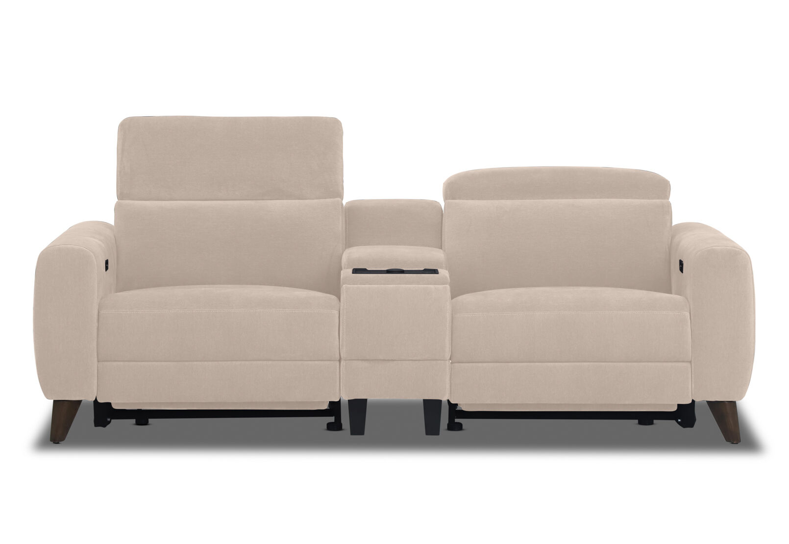 SPECTRA FABRIC 2 Seat Electric Recliner with Console – image 2 of 4