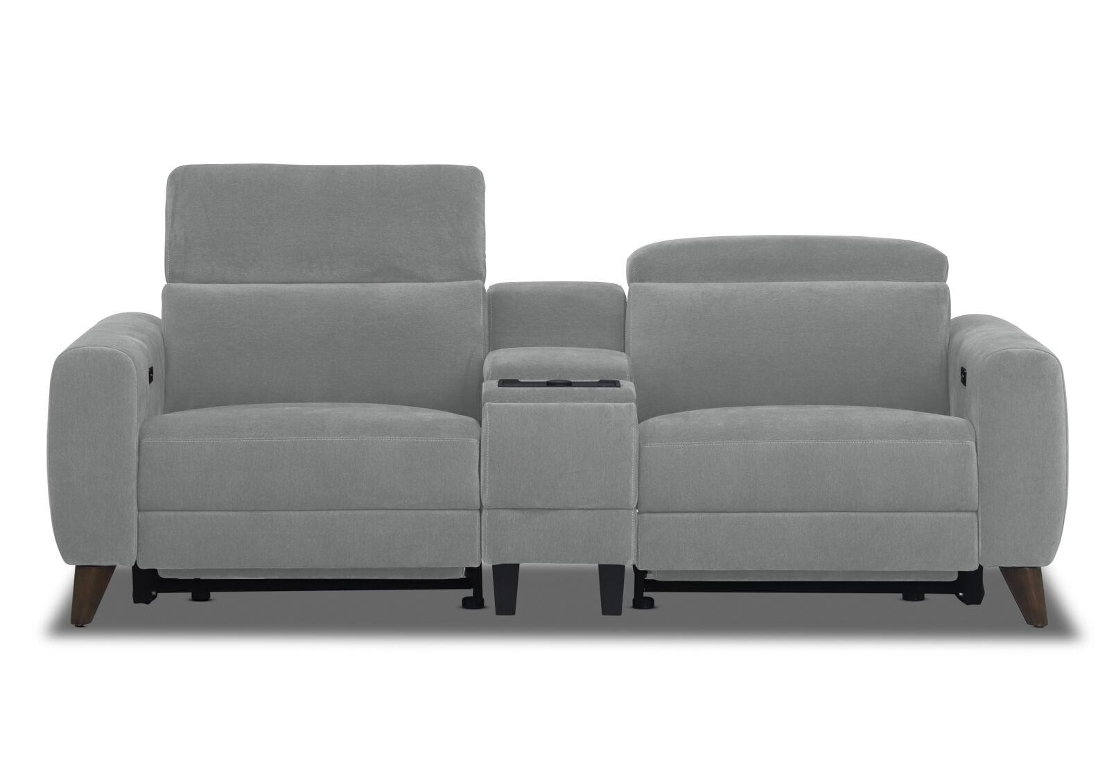 SPECTRA FABRIC 2 Seat Electric Recliner with Console – image 2 of 4