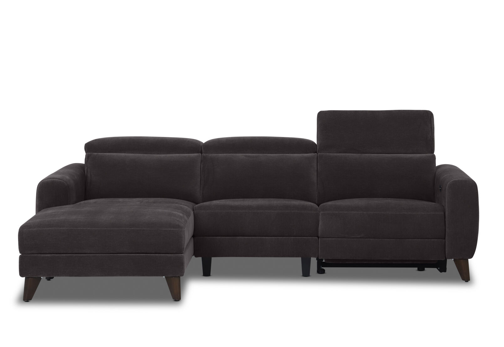 SPECTRA FABRIC 3 Seater Electric Recliner with Left Hand Facing Chaise – image 2 of 8