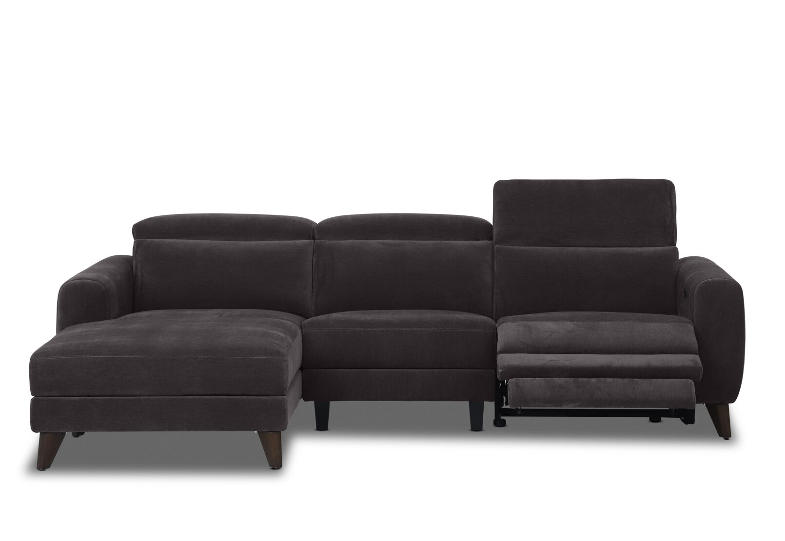SPECTRA FABRIC 3 Seater Electric Recliner with Left Hand Facing Chaise – image 3 of 8