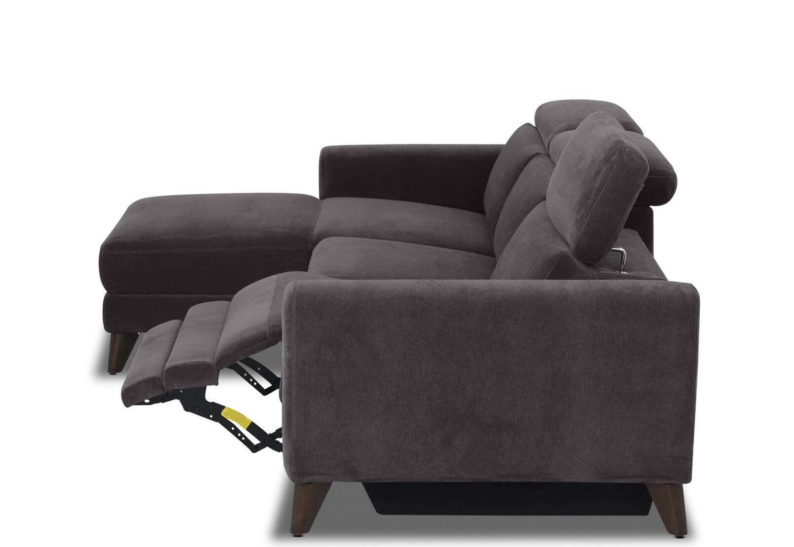 SPECTRA FABRIC 3 Seater Electric Recliner with Left Hand Facing Chaise – image 6 of 8