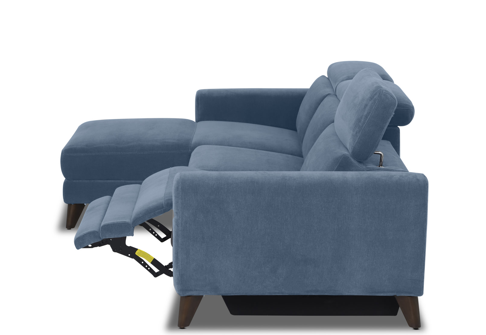 SPECTRA FABRIC 3 Seater Electric Recliner with Left Hand Facing Chaise – image 6 of 8