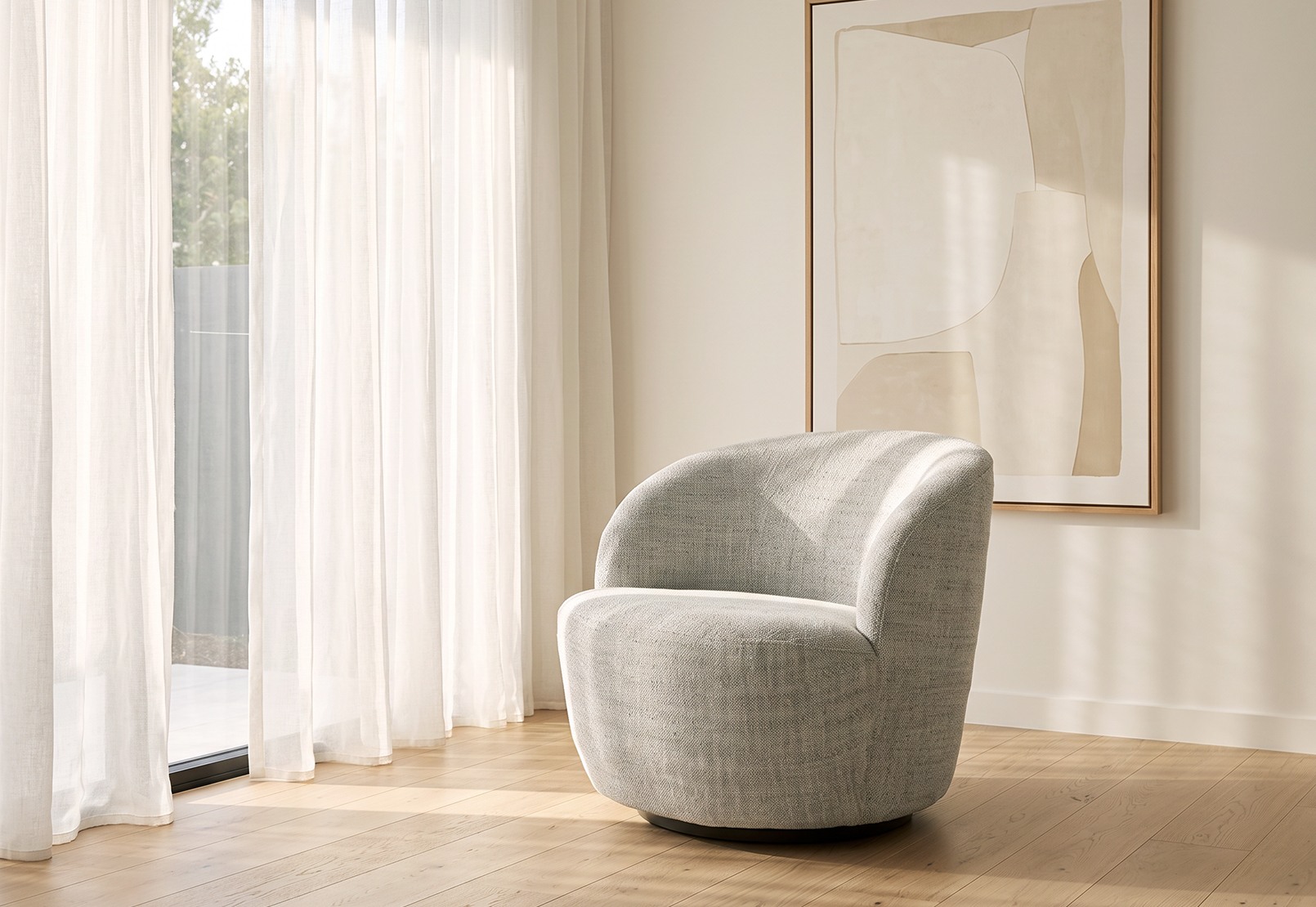 SHIRLEY Swivel Accent Chair – image 1 of 6