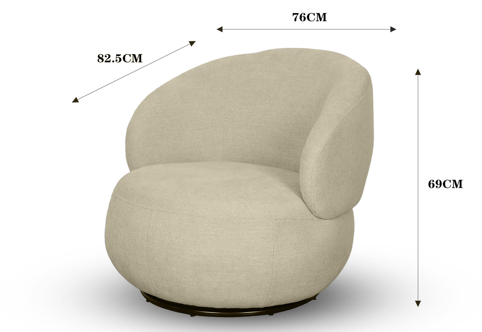 TATIANA Swivel Accent Chair – image 6 of 6