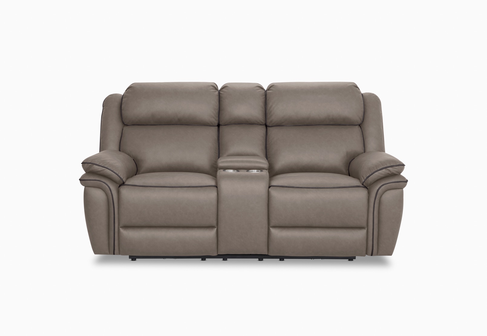 DETROIT FABRIC 2 Seater with 2 Inbuilt Electric Recliners with Console and Battery – image 2 of 15