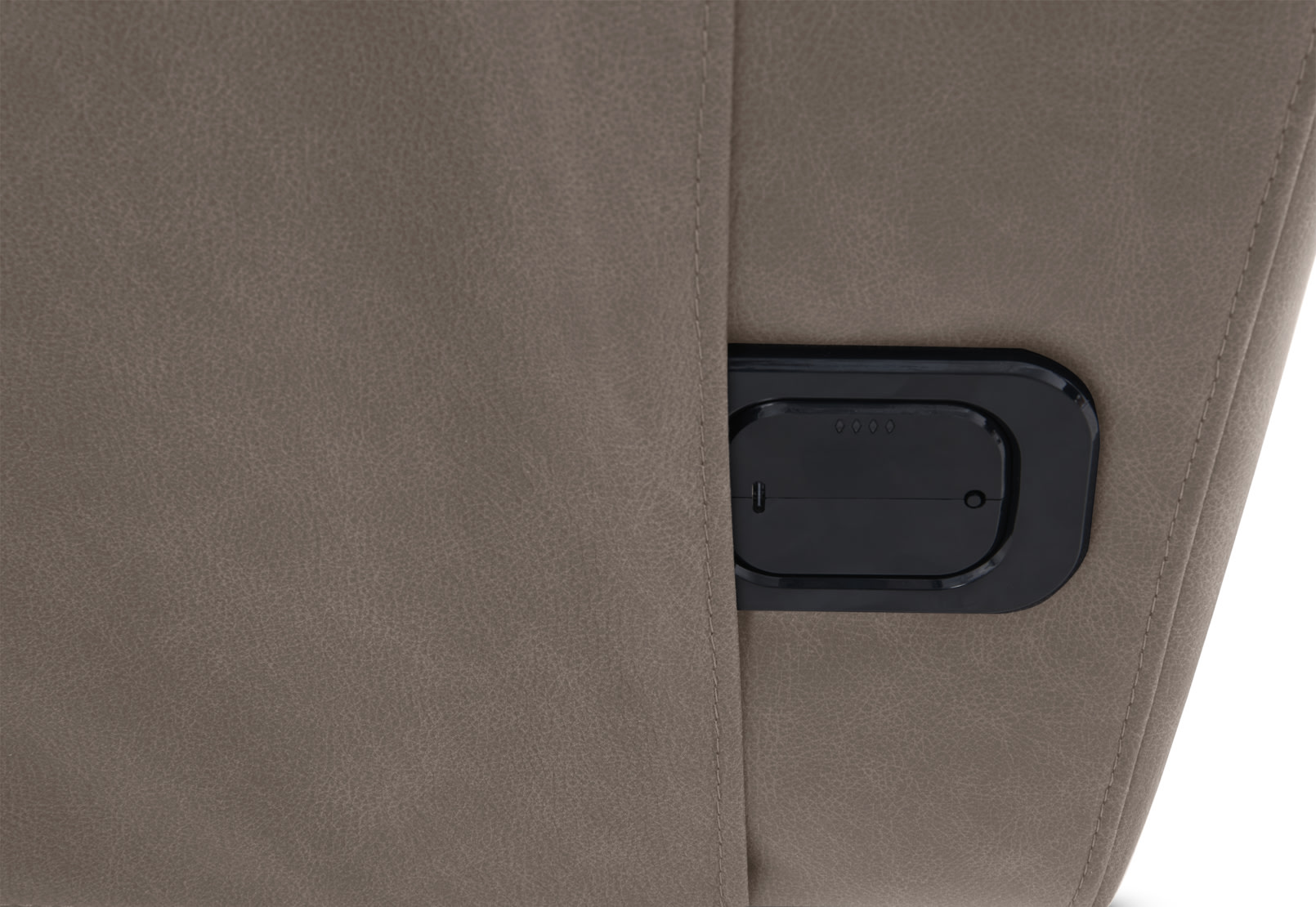 DETROIT FABRIC 2 Seater with 2 Inbuilt Electric Recliners with Console and Battery – image 3 of 15