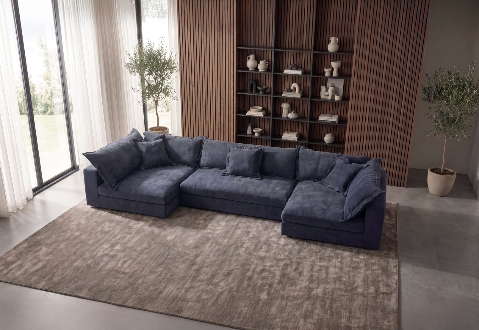 ISAAC FABRIC 4.5 Seater Sofa – image 10 of 10
