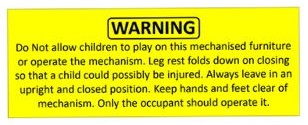 Recliner Safety