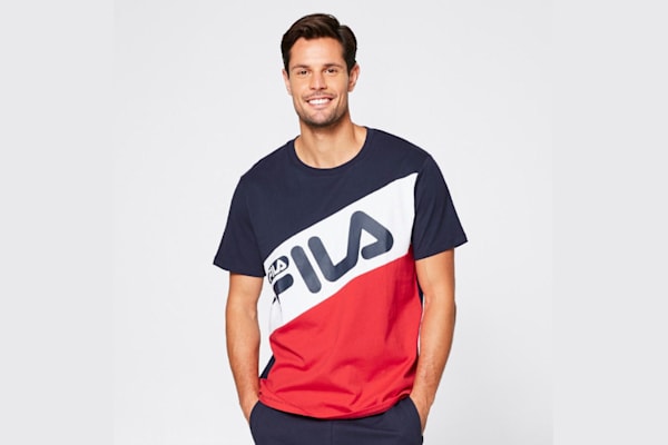 navy blue fila shirt