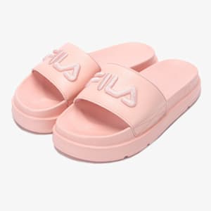 pink fila flip flops
