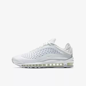 Nike Air Max Deluxe Men S Shoes Triple White 7 5