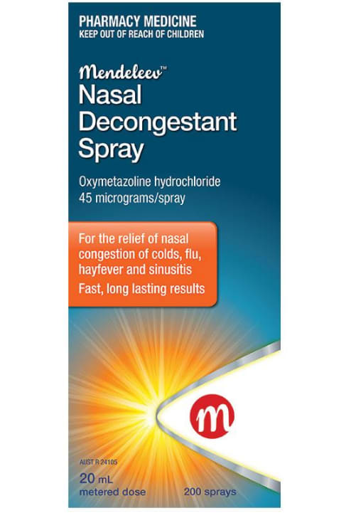 decongestant spray