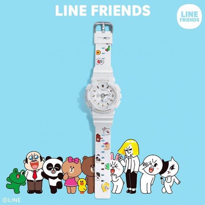 g shock line friends