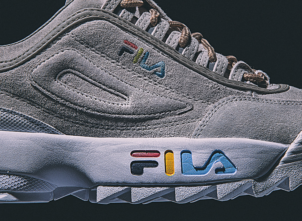 grey fila disruptor ii