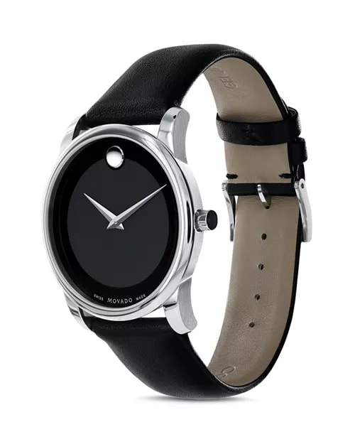 movado museum classic stainless steel