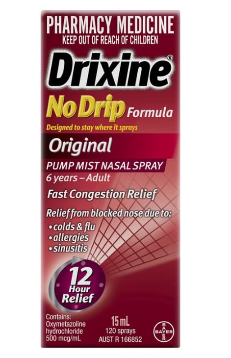 no drip nasal spray