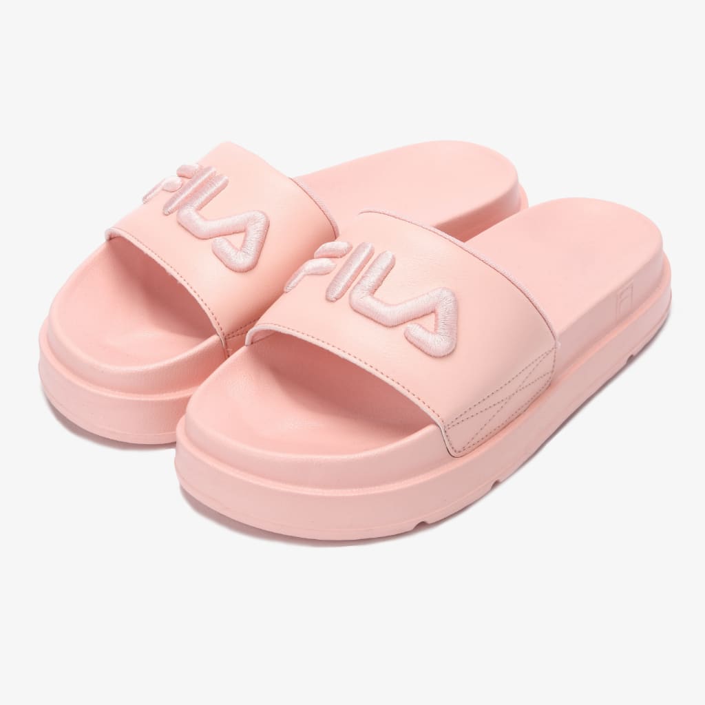fila slippers pink