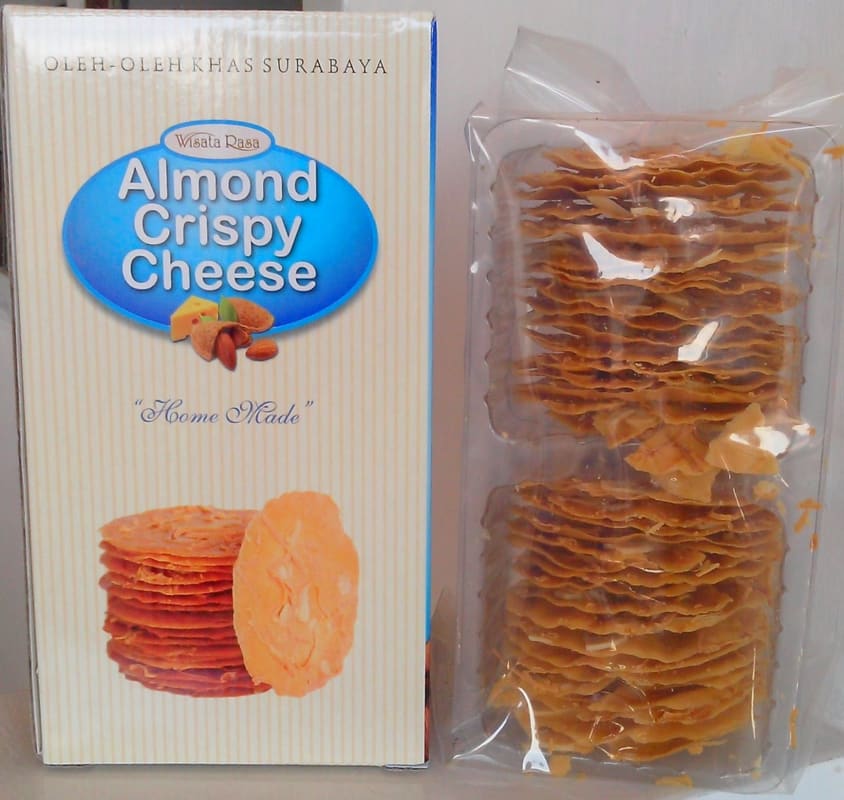 Wisata Rasa Almond Crispy Cheese Cookies Original 250g