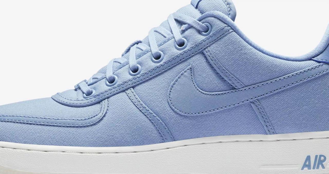 nike air force 1 canvas blue