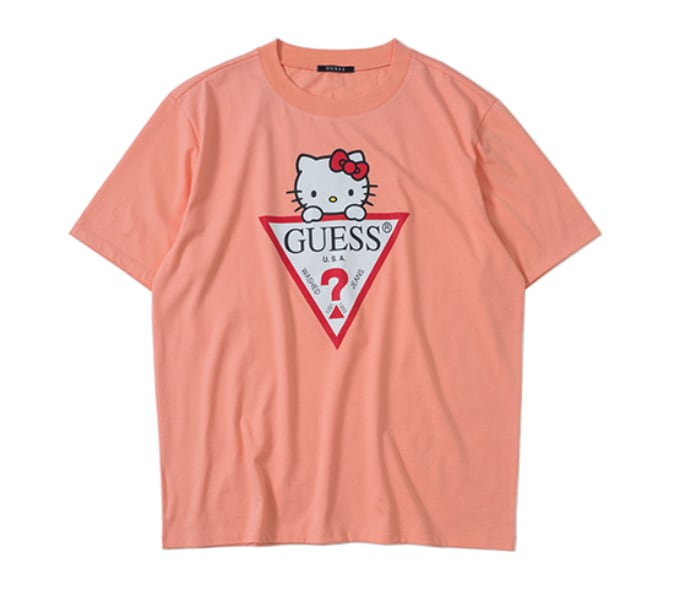 t shirt logo guess