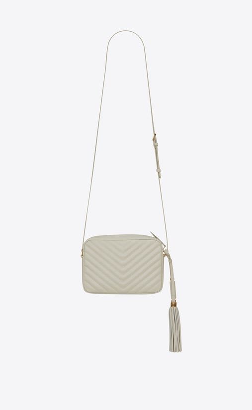 lou mini bag in matelassé grain de poudre embossed leather