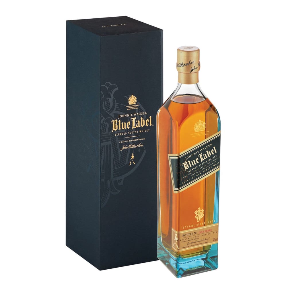 Duty free blue label