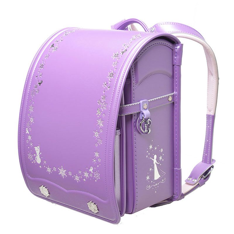 purple school bag