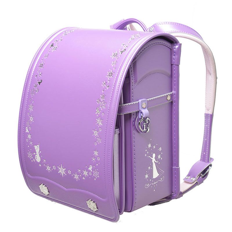 purple school bag