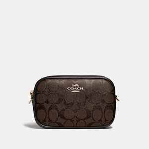 coach signature belt bag