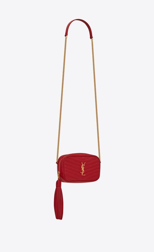 gg marmont small matelassé shoulder bag red