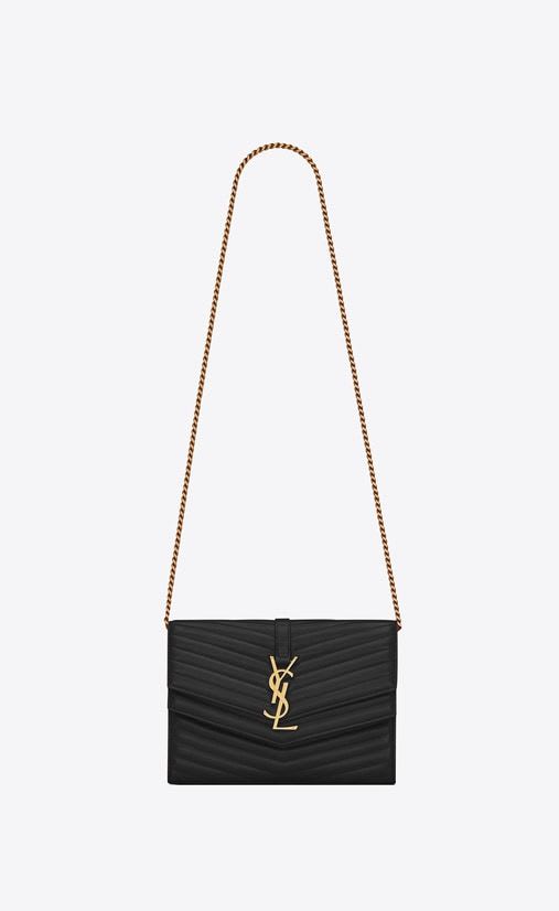 ysl sulpice chain wallet