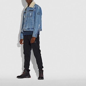 Coach X Michael B Jordan Naruto Shippuden Denim Jacket Indigo 50