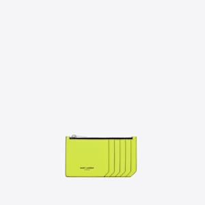 Ysl Card Holder Neon 2024 www.alhudapk