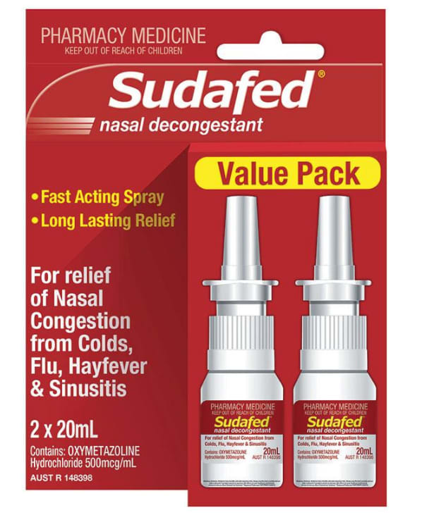 Sudafed Nasal Decongestant Spray 20ml