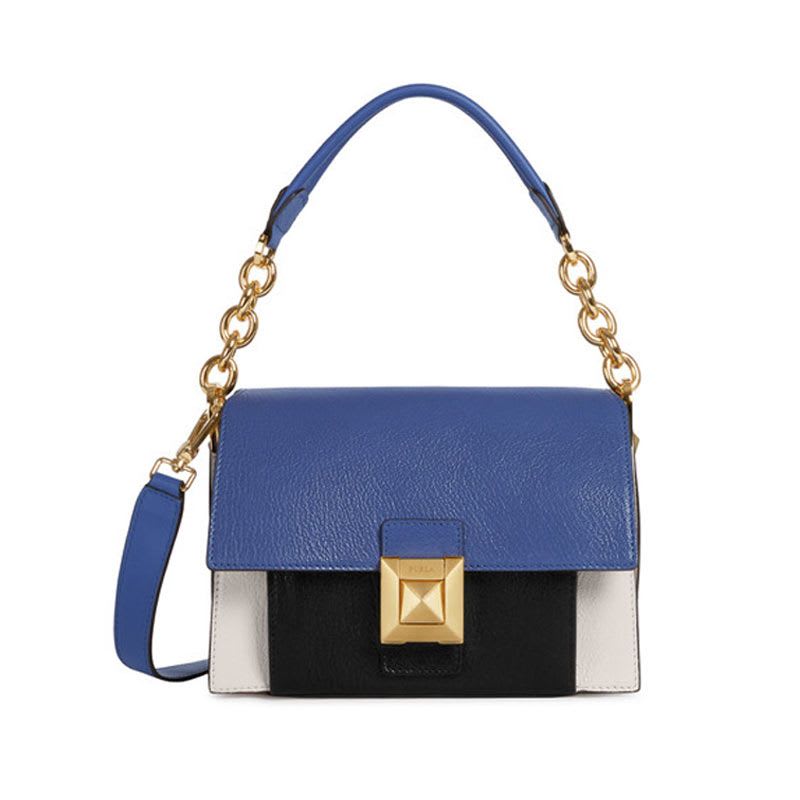 Furla Diva S Shoulder Bag Lino Pervinca Onyx