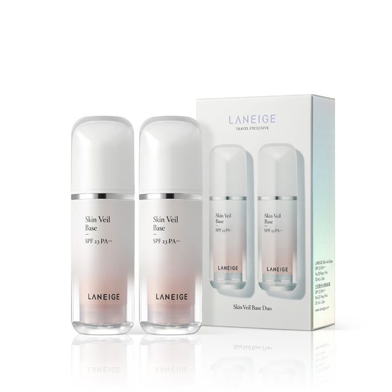 Laneige Skin Veil Base Duo Spf23 Pa 30ml X 2 20 Rosy Pink
