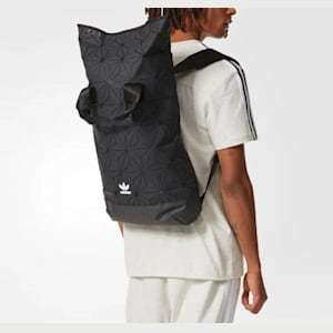 Adidas Original 3d Roll Top Backpack Black